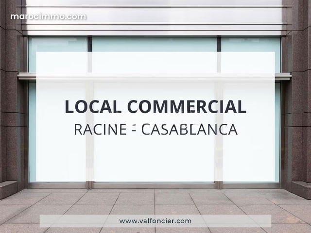 Vente Local commercial 293m2 en plein Racine, Casablanca — Casablanca
