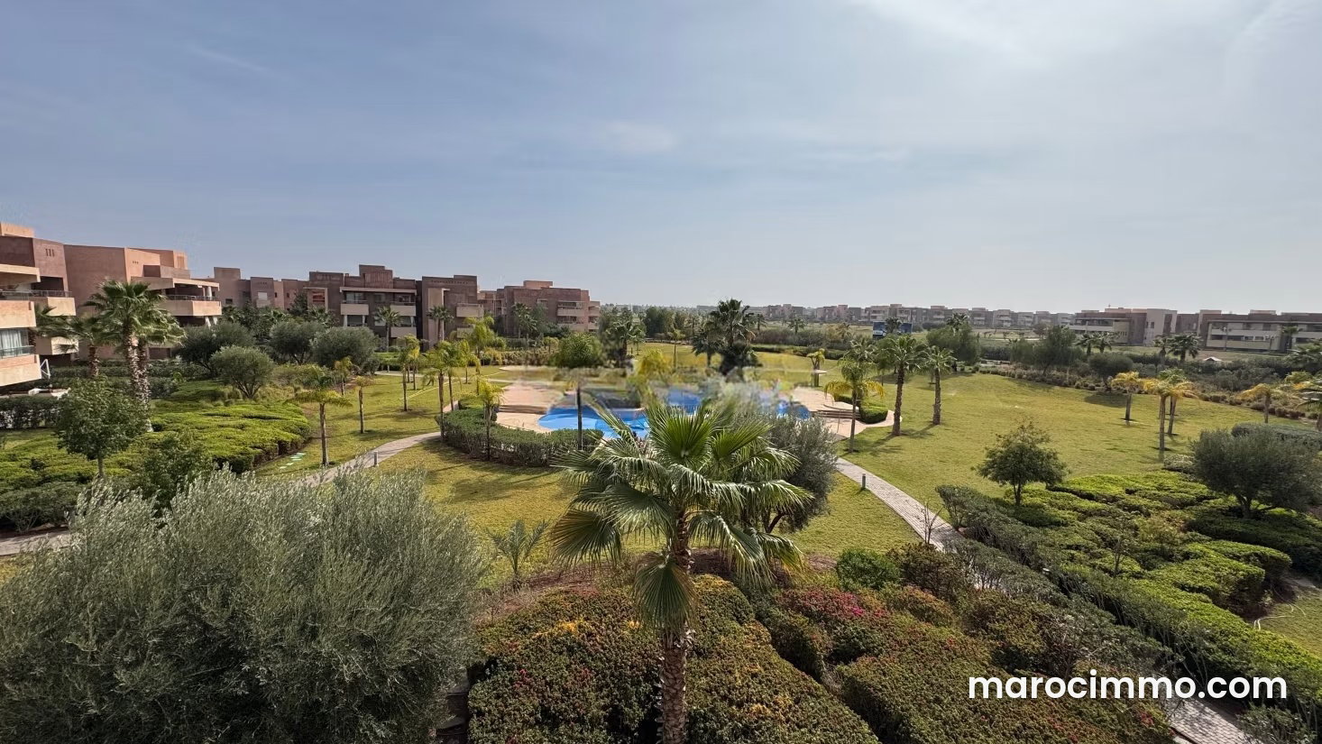 Furnished 2-bedroom apartment with swimming pool, Agdal, Marrakech — Marrakesh