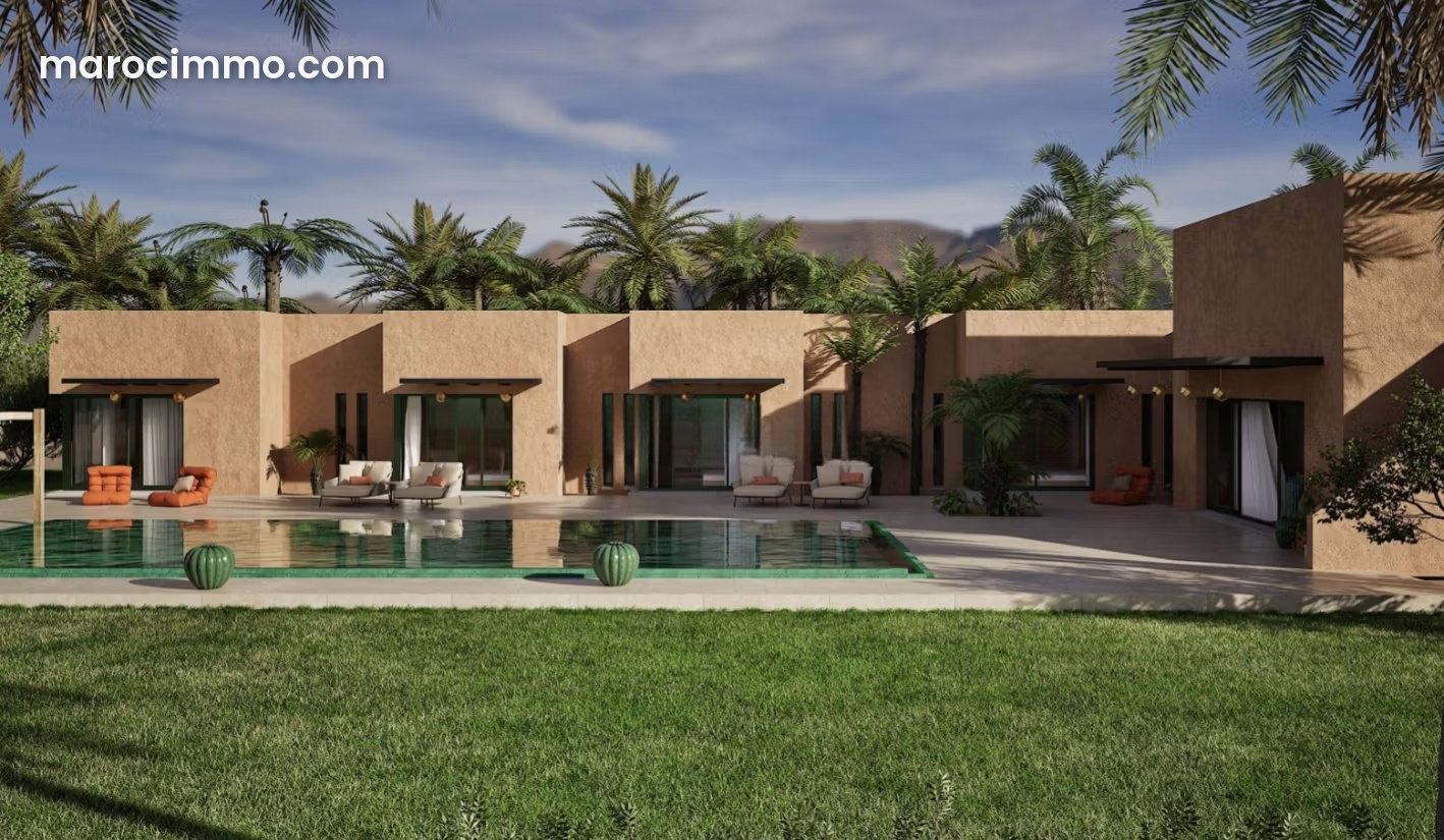 1-Hectare Plot on the Ourika Road, Marrakech, Residential Zone — Marrakesh