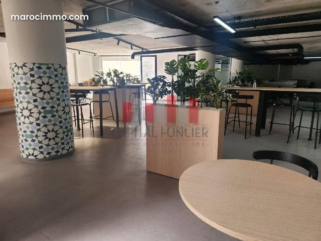 Plateau bureau ou espace Coworking de 500m2 à la location Route d’el Jadida — 4