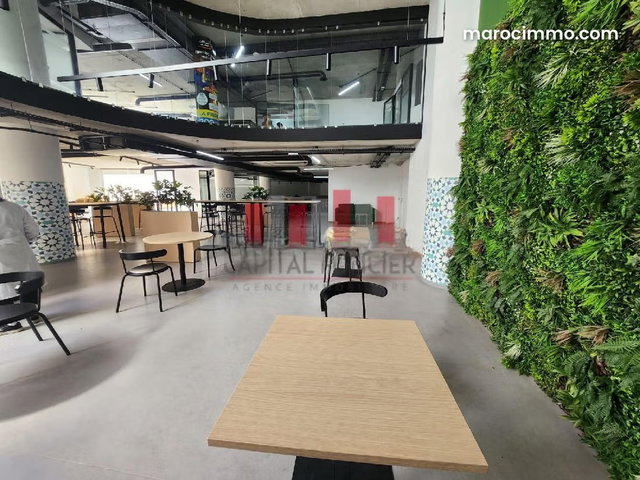 Plateau bureau ou espace Coworking de 500m2 à la location Route d’el Jadida — 3