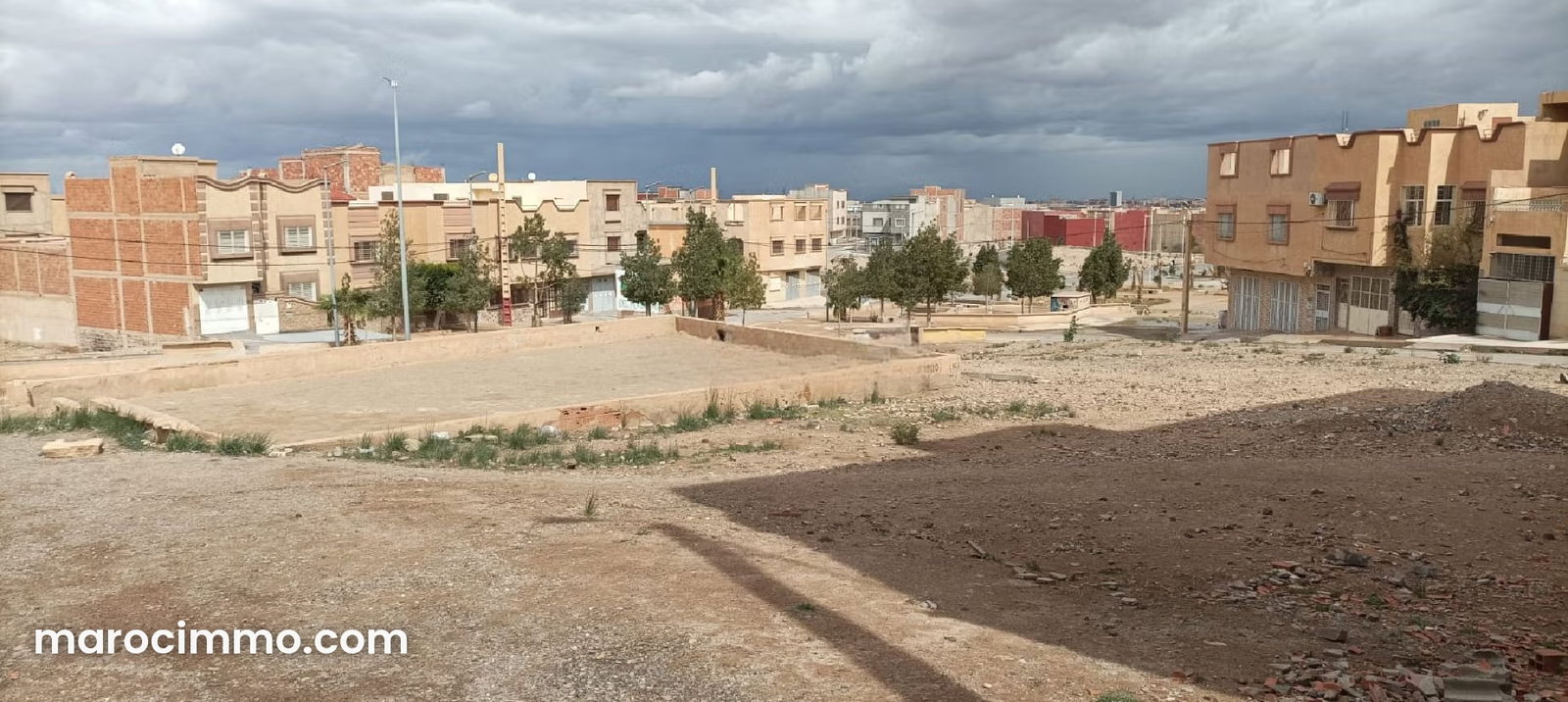 141 m² Building Plot in Jawhara, Oujda—Ideal for a Commercial Project — Oujda