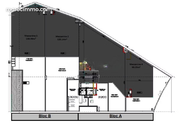 Local commercial 387 m² riviera Bd Ghandi — 3