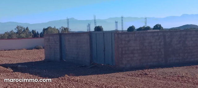 Vente terrain à Route Casablanca. Surface de 200 m² — 2