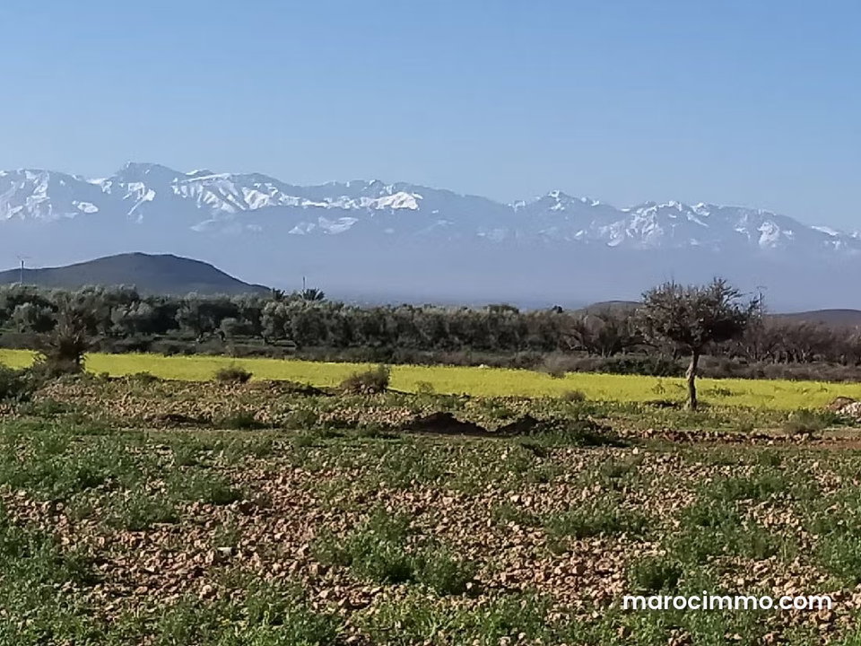 Vente terrain à Route Casablanca. Surface de 200 m²