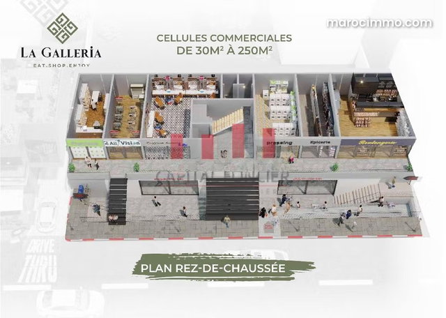 Exclusive Commercial Center for Rent with ROOF TOP in El Jadida Boulevard, 404 m2 — 4