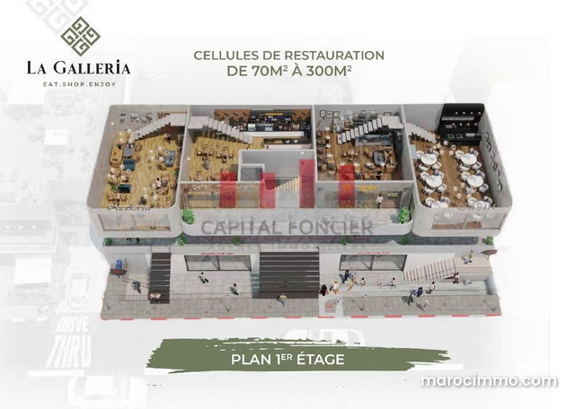 Exclusive Commercial Center for Rent with ROOF TOP in El Jadida Boulevard, 404 m2 — 3