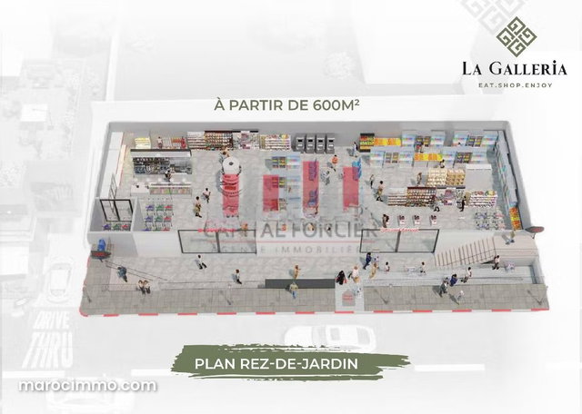 Exclusive Commercial Center for Rent with ROOF TOP in El Jadida Boulevard, 404 m2 — 5