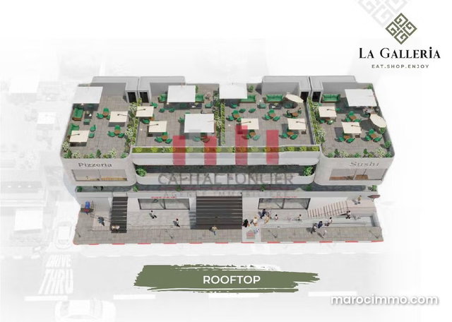 Exclusive Commercial Center for Rent with ROOF TOP in El Jadida Boulevard, 404 m2 — 2