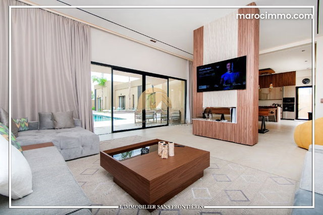 Villa contemporaine, plain pied meublée à louer, Route Ouarzazate km 14 — 4