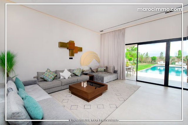 Villa contemporaine, plain pied meublée à louer, Route Ouarzazate km 14 — 2