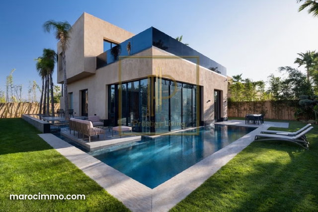 Villas contemporaines de luxe à vendre meublée à Route de l'Ourika — 2