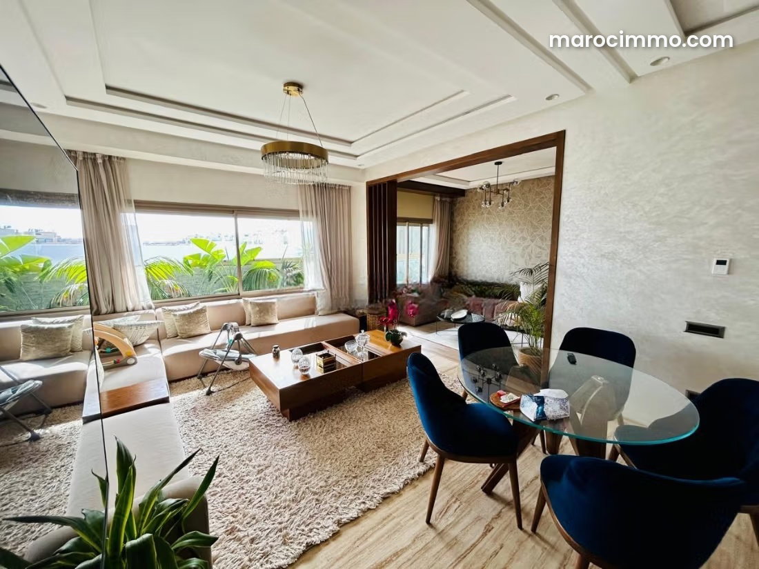 3-Bedroom Apartment with Terrace in La Californie, Casablanca — Casablanca