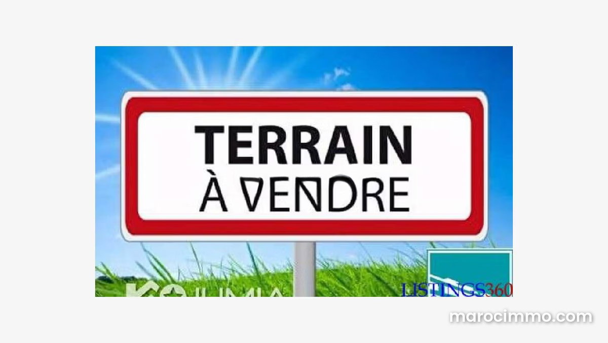 A vendre terrain villa 1000m2 Aindiab