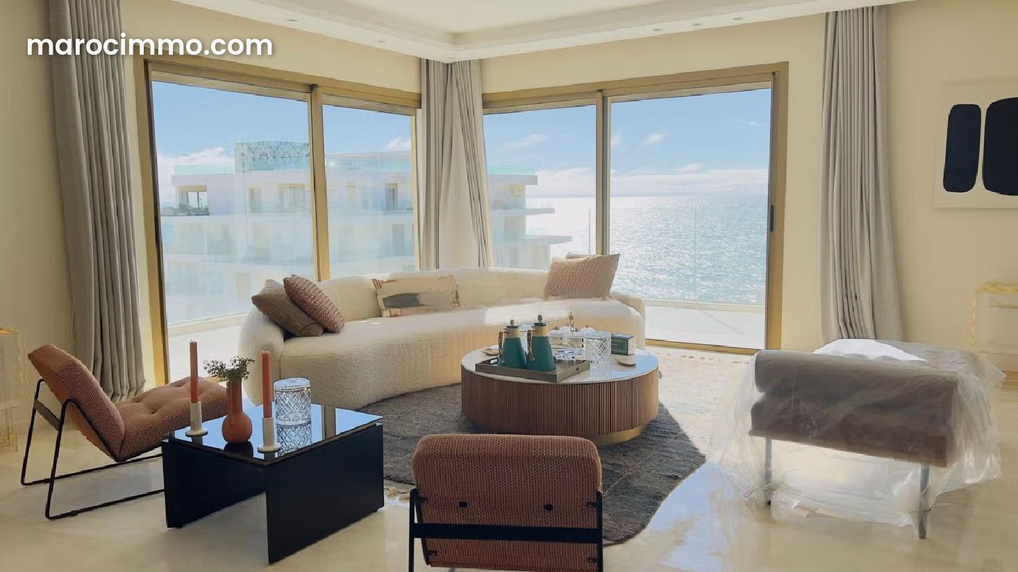 480 sqm sea-view penthouse for rent in Chbanat, Essaouira — Essaouira