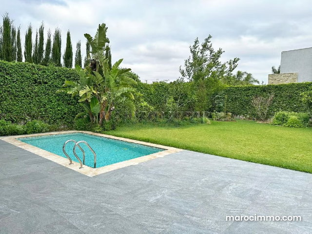 Location Magnifique villa moderne meublée ou vide 902m2, Bouskoura Ville Verte — 2