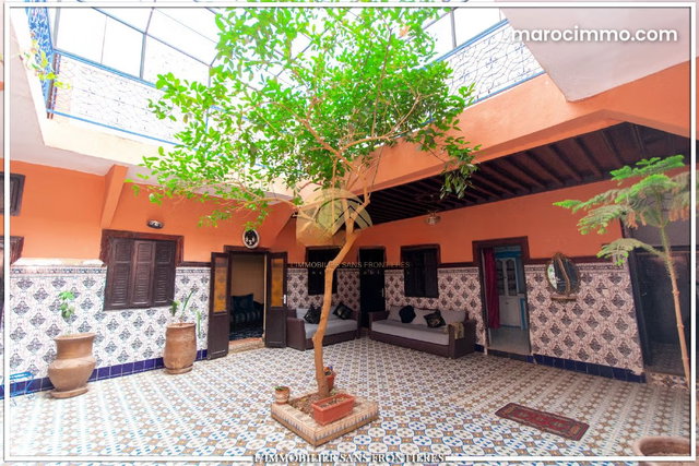 Riad Melkia for Sale in Sidi Amara, Beldi Hammam Terrace, Marrakech — 2