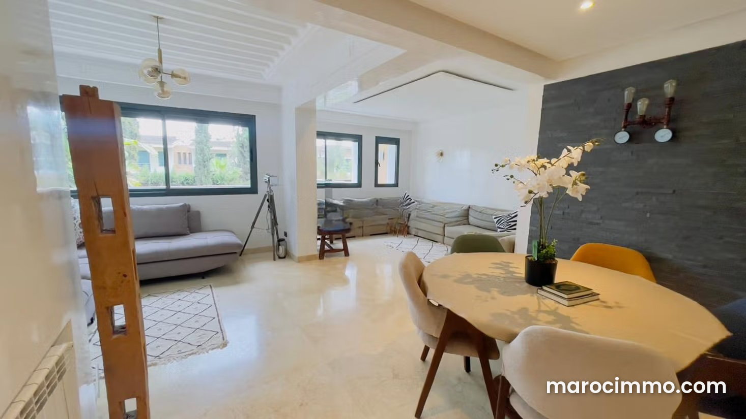 213 m² Apartment, 3 Bedrooms with Swimming Pool, Ville Verte Bouskoura — Bouskoura