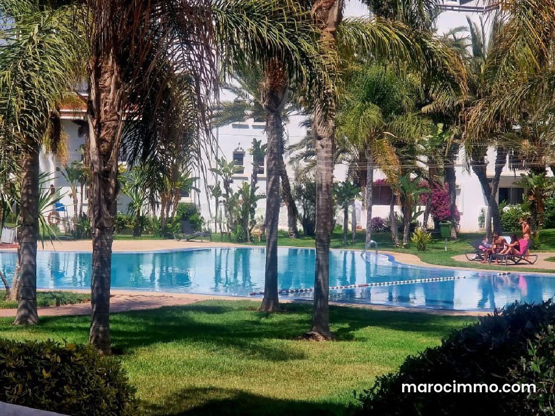 2-Bedroom Apartment with Pool, Agadir Tourist Area — Agadir