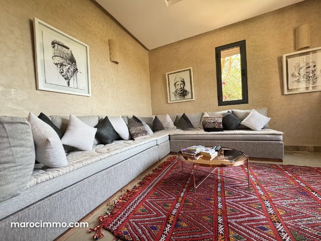 Villa de Luxe Route de l’Ourika, Marrakech – Golf Sécurisé avec Piscine Privée — 3