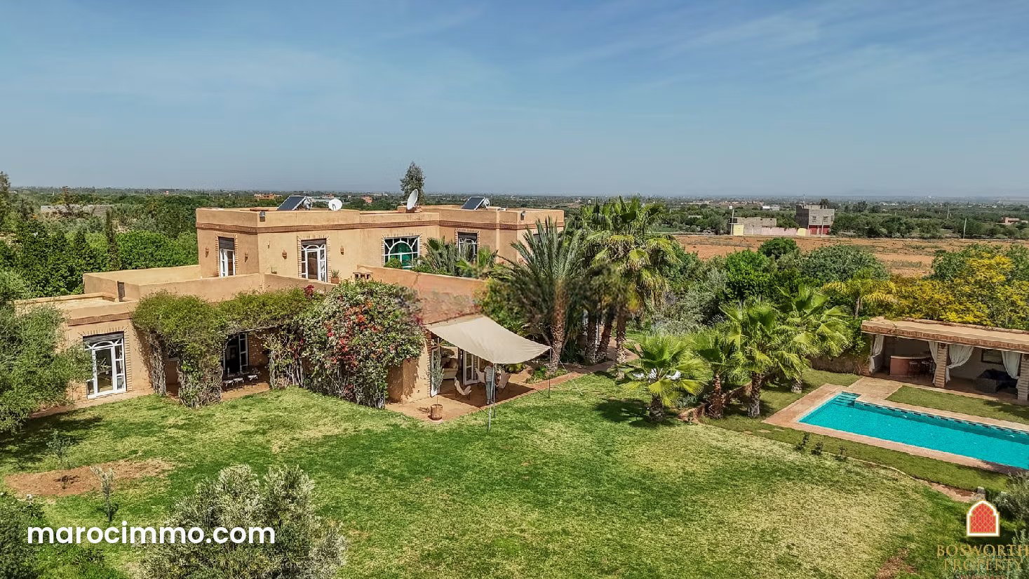 Villa 5 chambres sur 2,6 hectares, Sidi Abdellah Ghiat, Marrakech — Marrakech