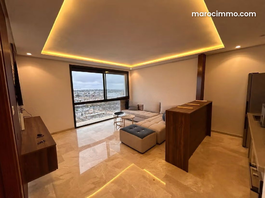 Furnished Apartment with Sea View, Casablanca Finance City — Casablanca