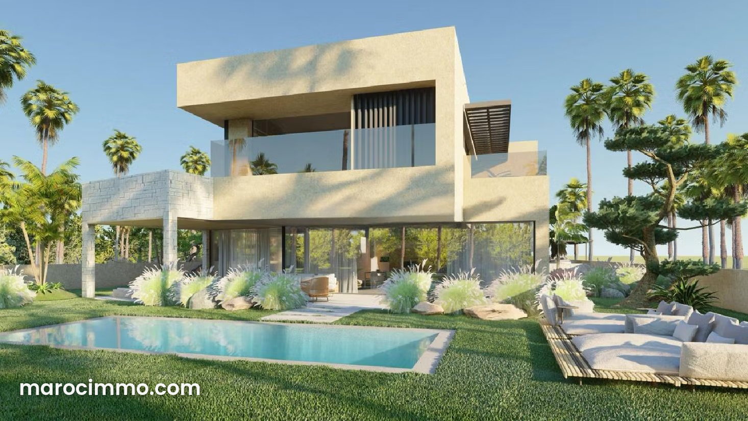 Villa contemporaine 750 m², golf Amelkis, Marrakech — Marrakech