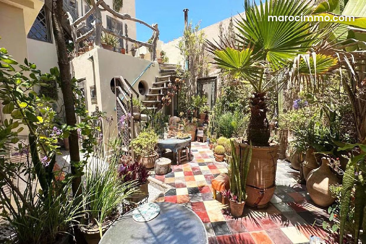 Maison d'hôtes 350 m², Médina Essaouira, vue mer panoramique — Essaouira