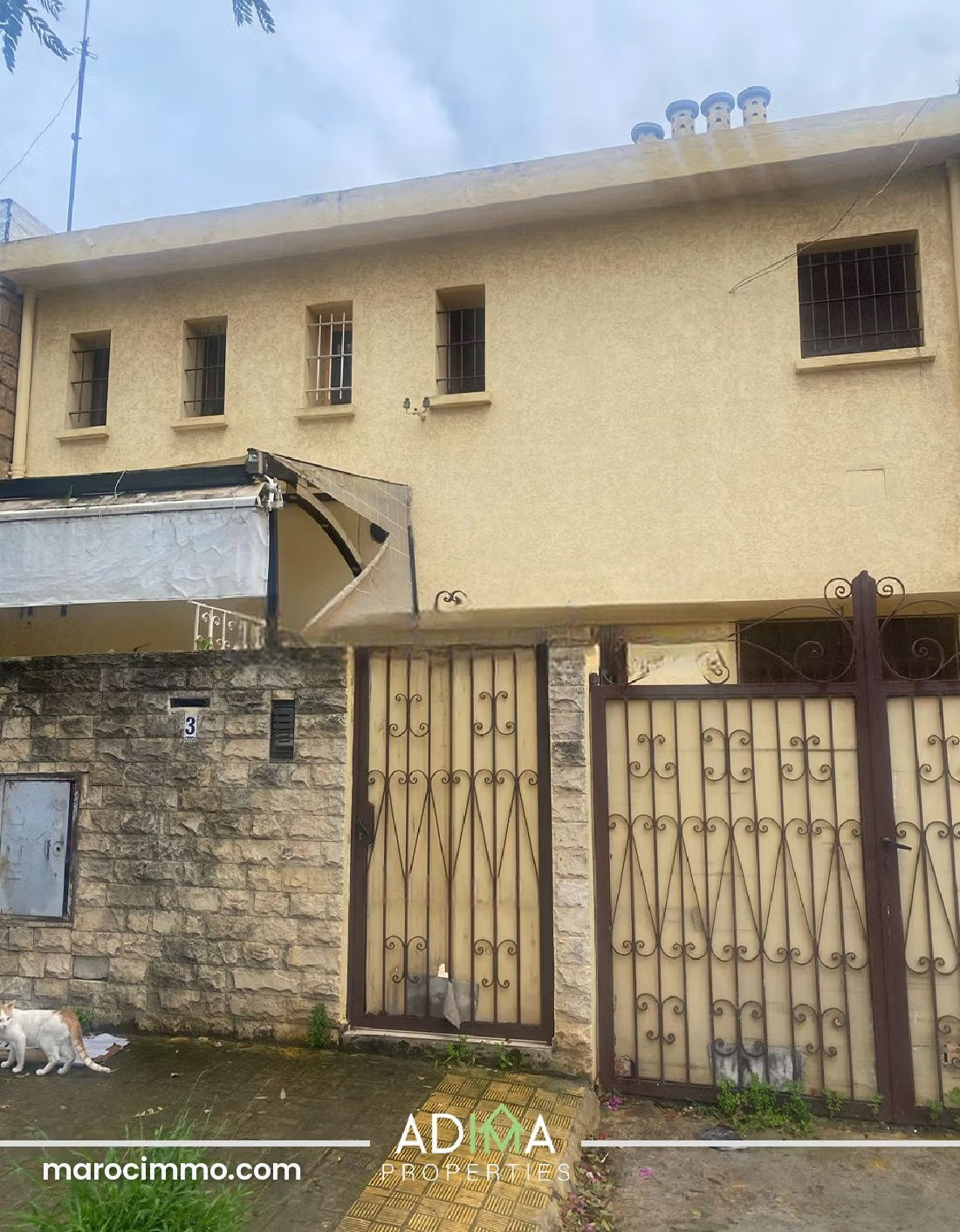 210 m² Villa to Renovate, Agdal, Rabat, Exceptional Potential — Rabat