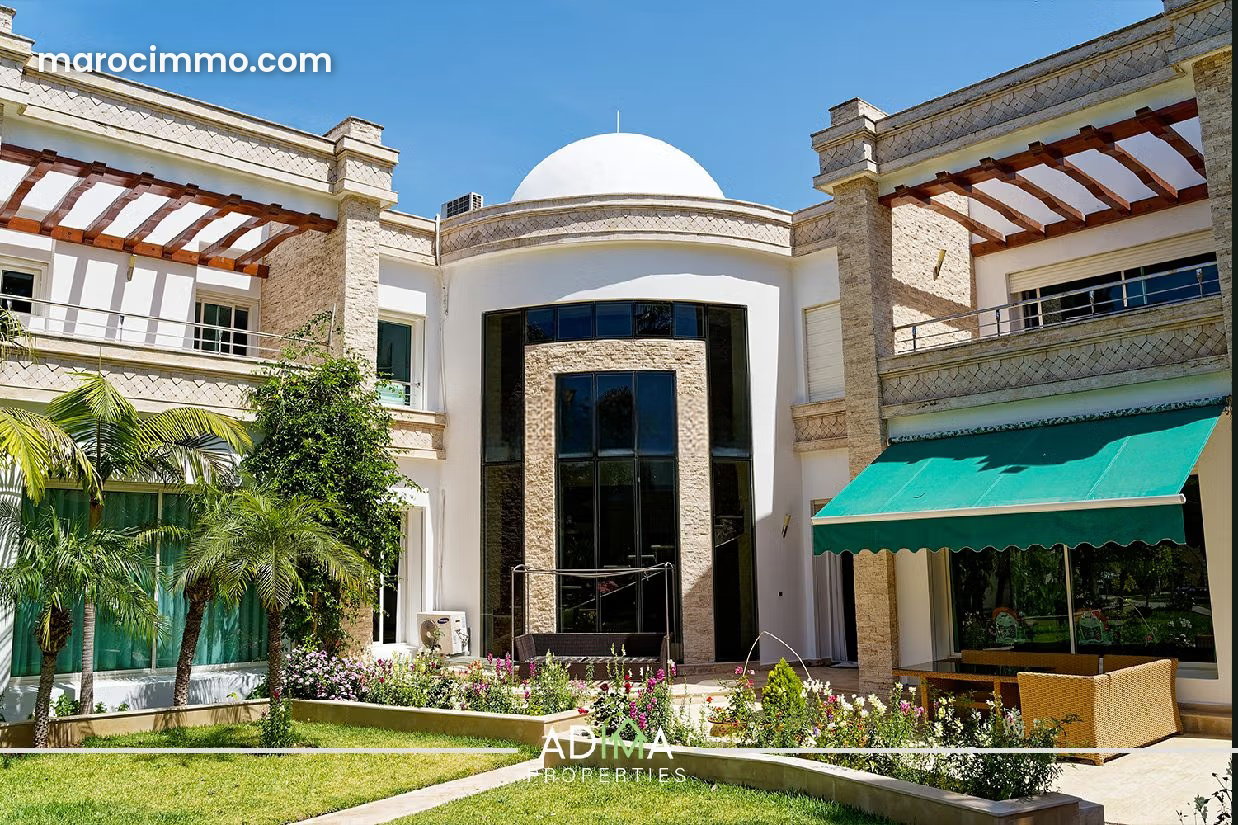 Villa 2187 m², 6 chambres avec piscine et jardin à Souissi, Rabat — Rabat