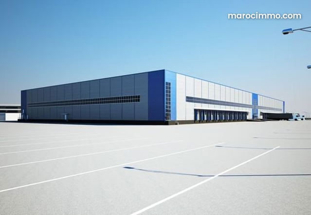 Dépôt Usine 4000 m² dont 2700 m² Hangar Salé — Salé