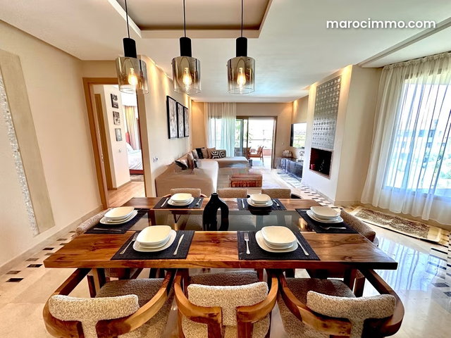Location appartement meublé Agdal Marrakech Prestigia golf piscine — 3