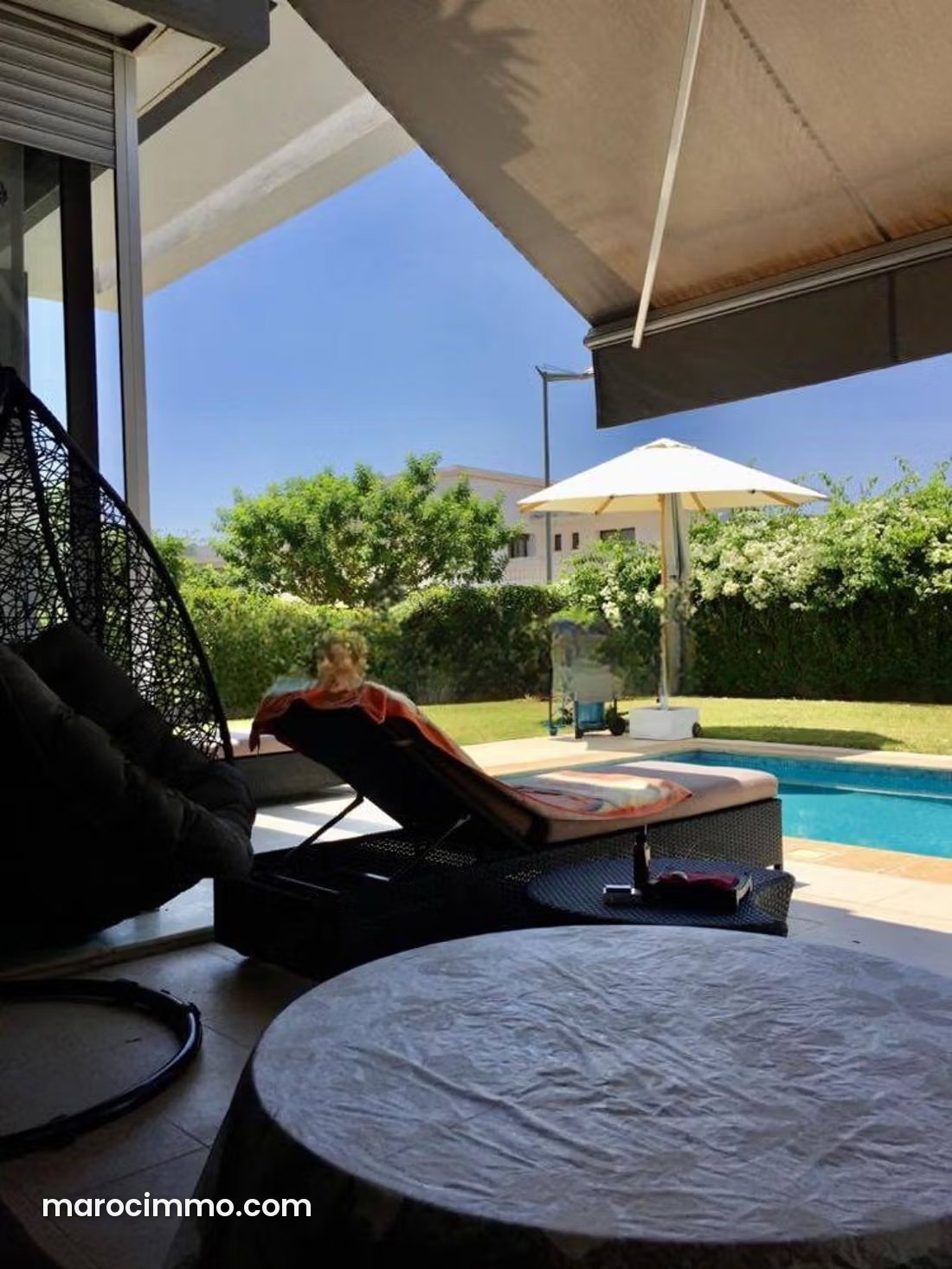 520 m² Villa with Swimming Pool for Rent in Ville Verte, Bouskoura — Bouskoura