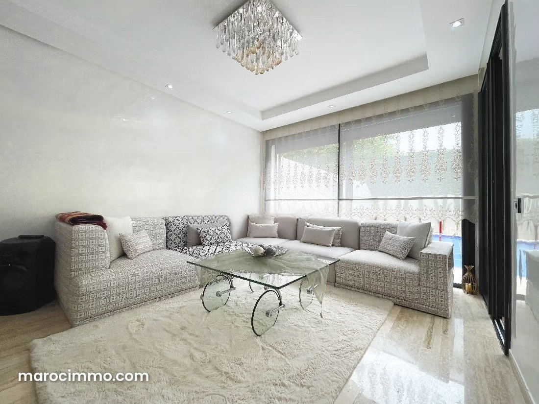 Garden Apartment in Dar Bouazza, Generous Space and Tranquillity — Dar Bouazza