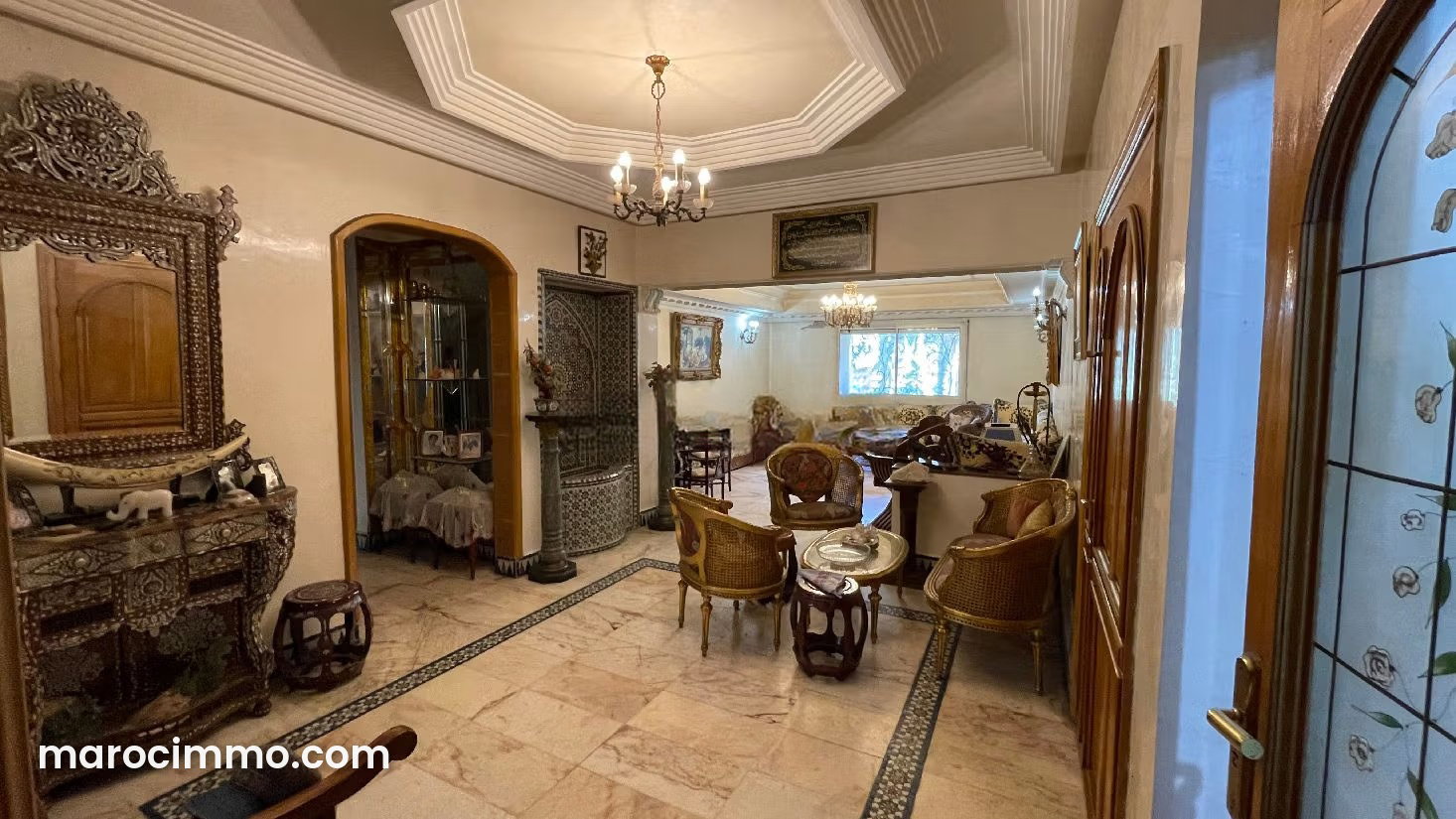 6-room apartment in Mers Sultan, Casablanca, with garden and garage — Casablanca