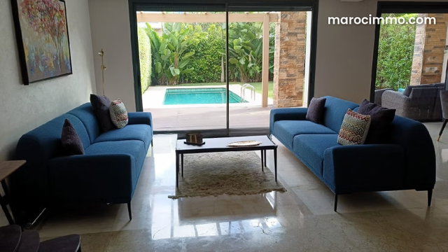 Trés belle villa à louer avec pscine à palmeraie — 2
