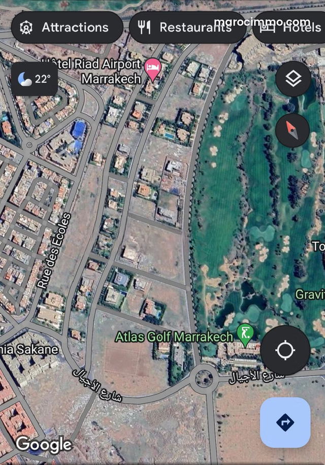 Lots de Villa 700m à Bouaakaz Marrakech — Marrakech