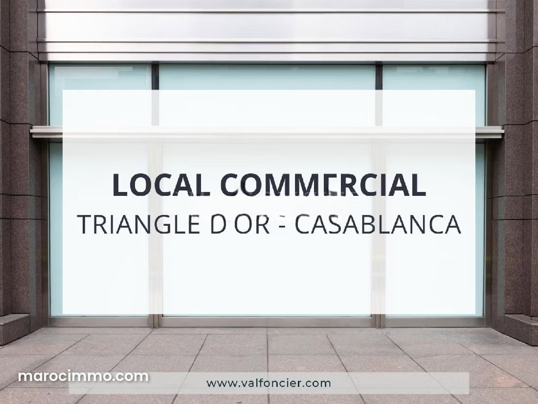 185 m² Commercial Premises, Racine, Casablanca — Casablanca