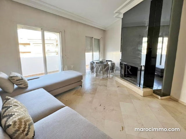 Location studio meublé 70m2 avec terrasse Triangle d'Or, Casablanca — 3
