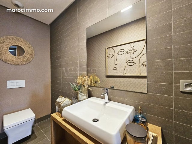 Luxueux appartement meublé 160m2 avec vue mer à Anfa Place, Casablanca — 5