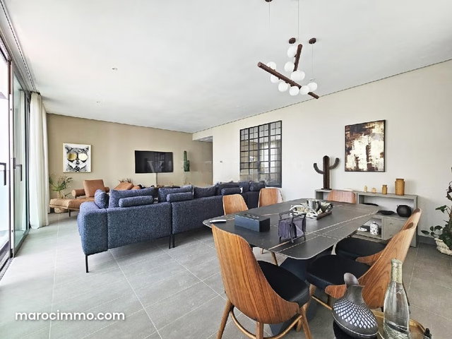 Luxueux appartement meublé 160m2 avec vue mer à Anfa Place, Casablanca — 2