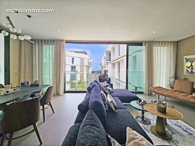 Luxueux appartement meublé 160m2 avec vue mer à Anfa Place, Casablanca — 3