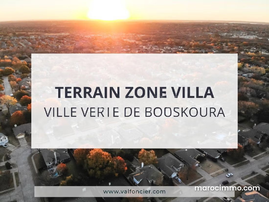 Building plot in Bouskoura Green Town — Bouskoura