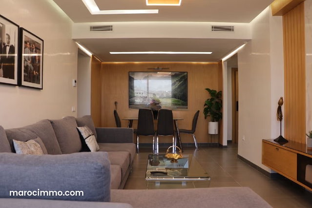 Superbe appartement à louer à Tanger City Center. 2 chambres agréables. Meublé — 3