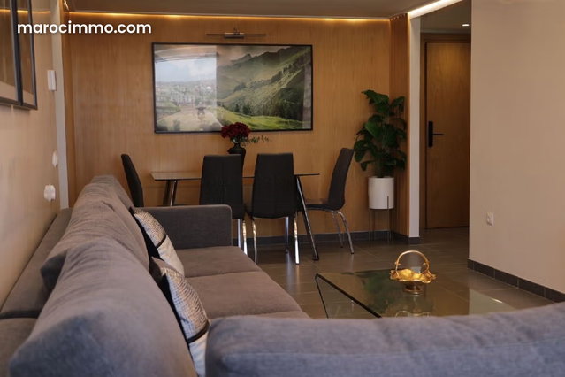Superbe appartement à louer à Tanger City Center. 2 chambres agréables. Meublé — 4
