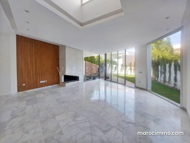 Location villa moderne 3chambres avec piscine à la ville verte de Bouskoura — 2