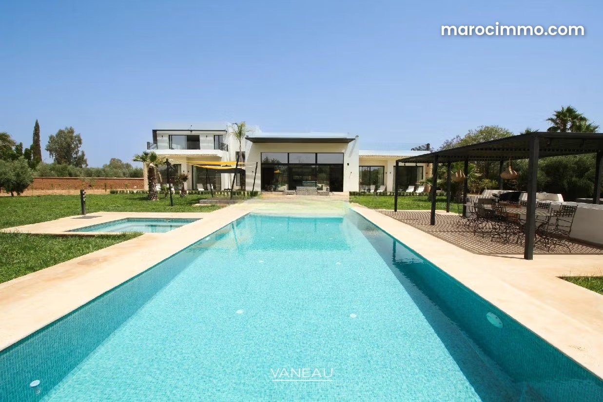 New 481 sqm Villa, Ourika Road, Marrakech, Facing the Atlas Mountains — Marrakesh