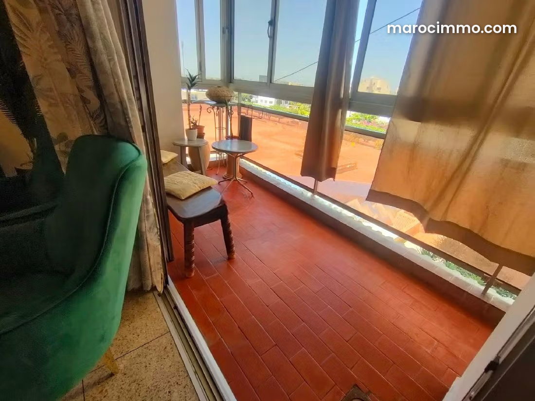 Furnished 140 sqm Apartment, 3 Bedrooms, Maârif Extension, Casablanca — Casablanca
