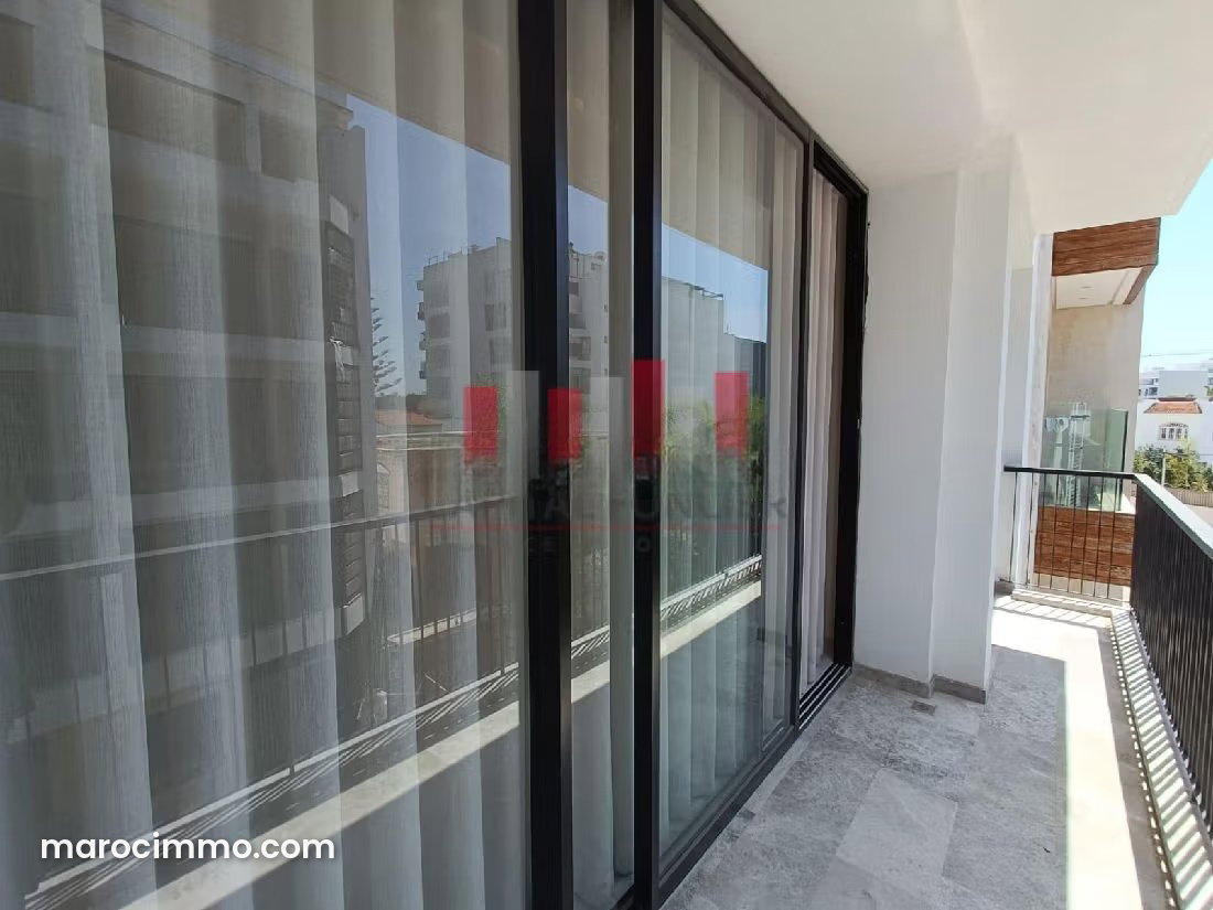 New 110 m² Furnished Apartment with Terrace, Ferme Bretone — Casablanca