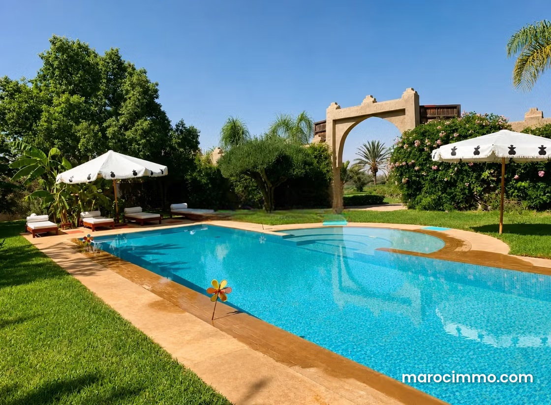 800 m² Villa on a 1.7-hectare Estate, Route d'Agadir, Marrakech — Marrakesh